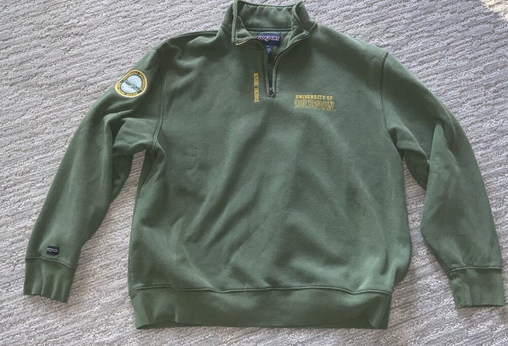 Vintage XL University Of Oregon UO Spellout Pullover Sweatshirt 1990s